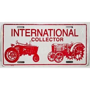 International Harvester Collector License Plate/McCormick International Farming